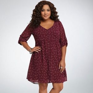 Torrid Arrow Print Shirt Dress